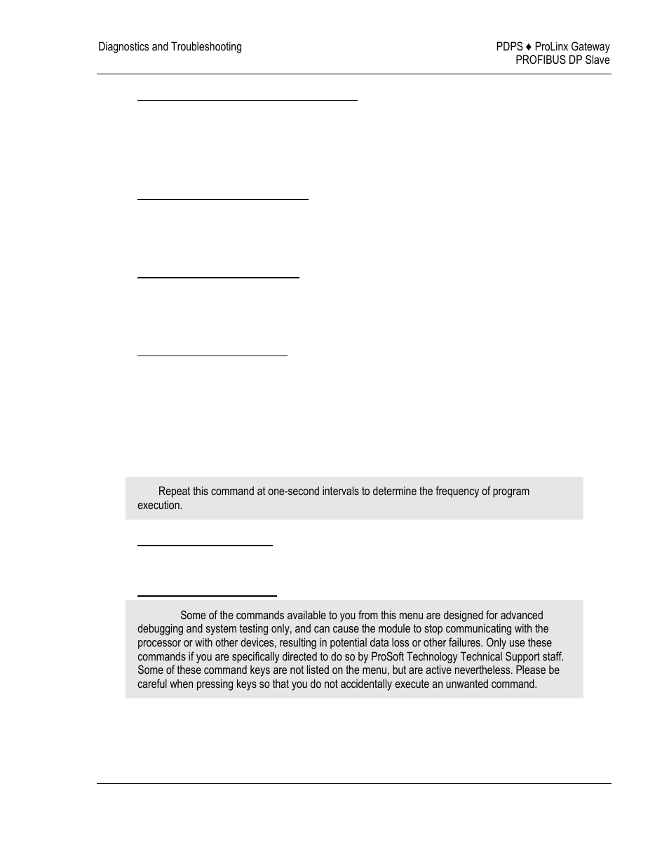 Opening the session configuration menu, Receiving the configuration file, Sending the configuration file | Viewing version information, Resetting diagnostic data, Warm booting the module | ProSoft Technology 5205-DFNT-PDPS User Manual | Page 41 / 61