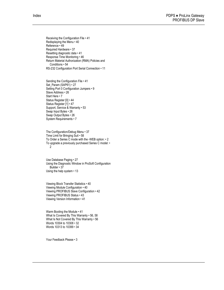 ProSoft Technology 5205-DFNT-PDPS User Manual | Page 61 / 61