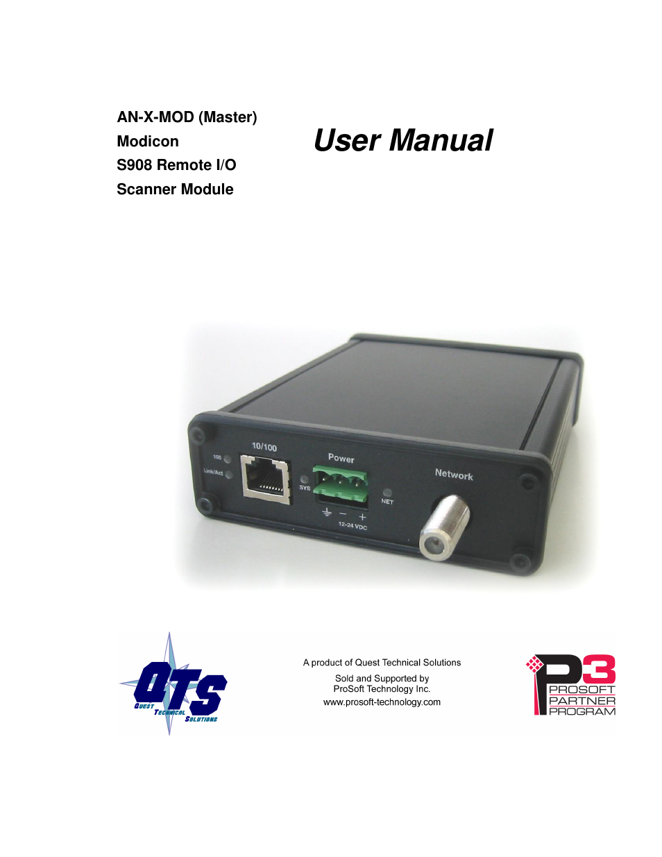 ProSoft Technology AN-X-MOD User Manual | 79 pages