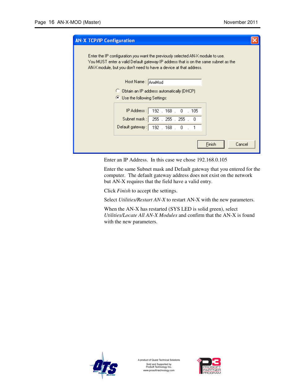 ProSoft Technology AN-X-MOD User Manual | Page 20 / 79