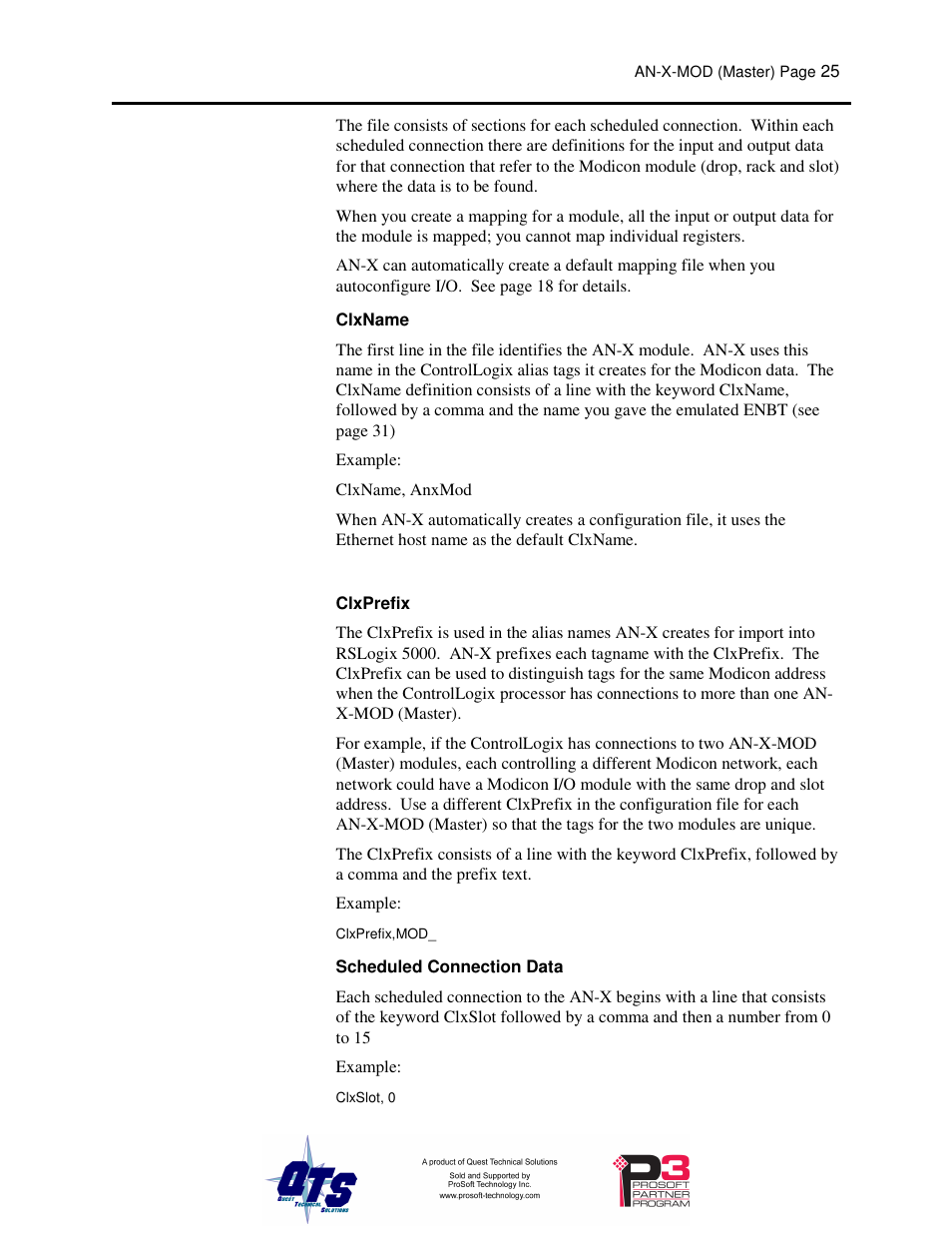 ProSoft Technology AN-X-MOD User Manual | Page 29 / 79