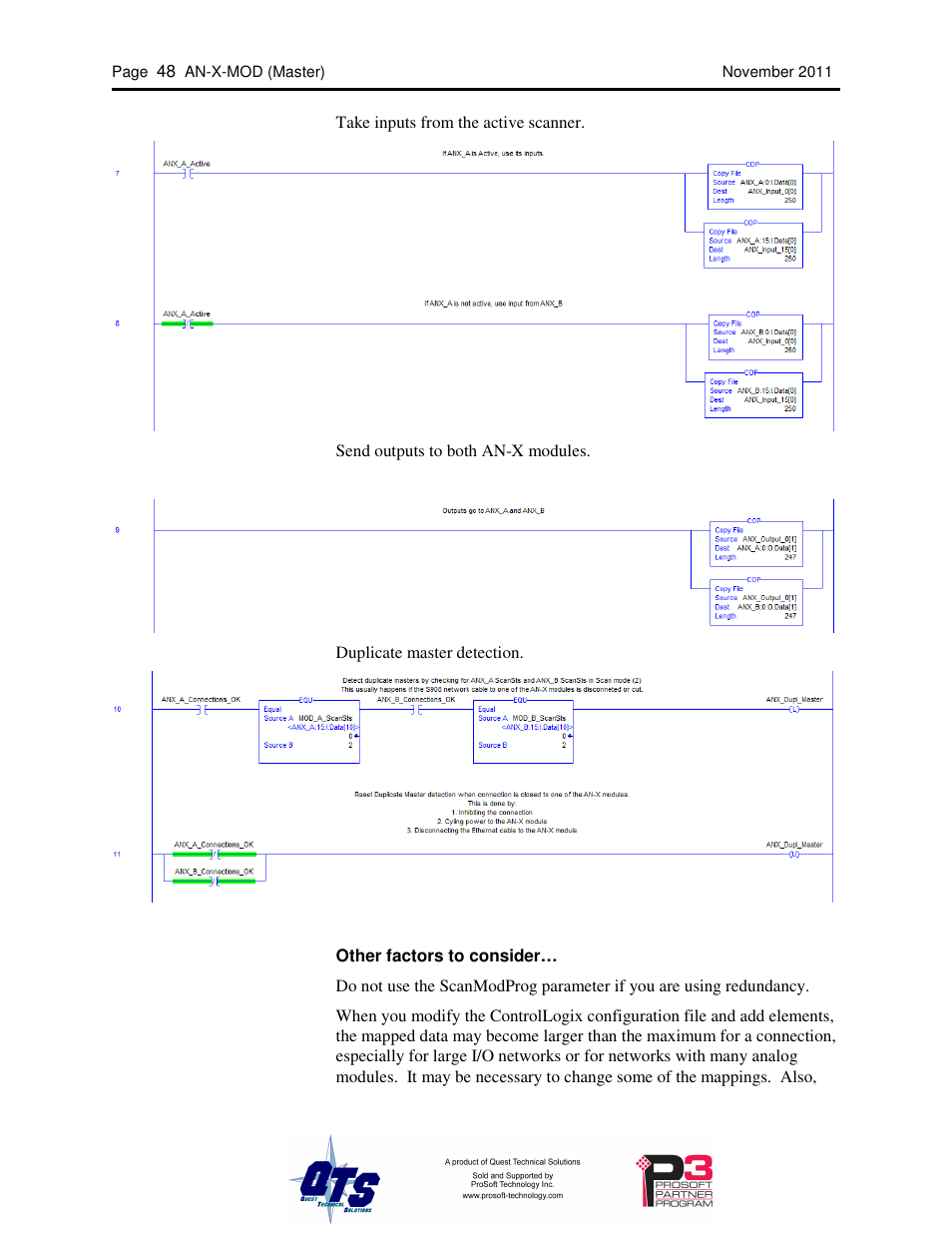 ProSoft Technology AN-X-MOD User Manual | Page 52 / 79