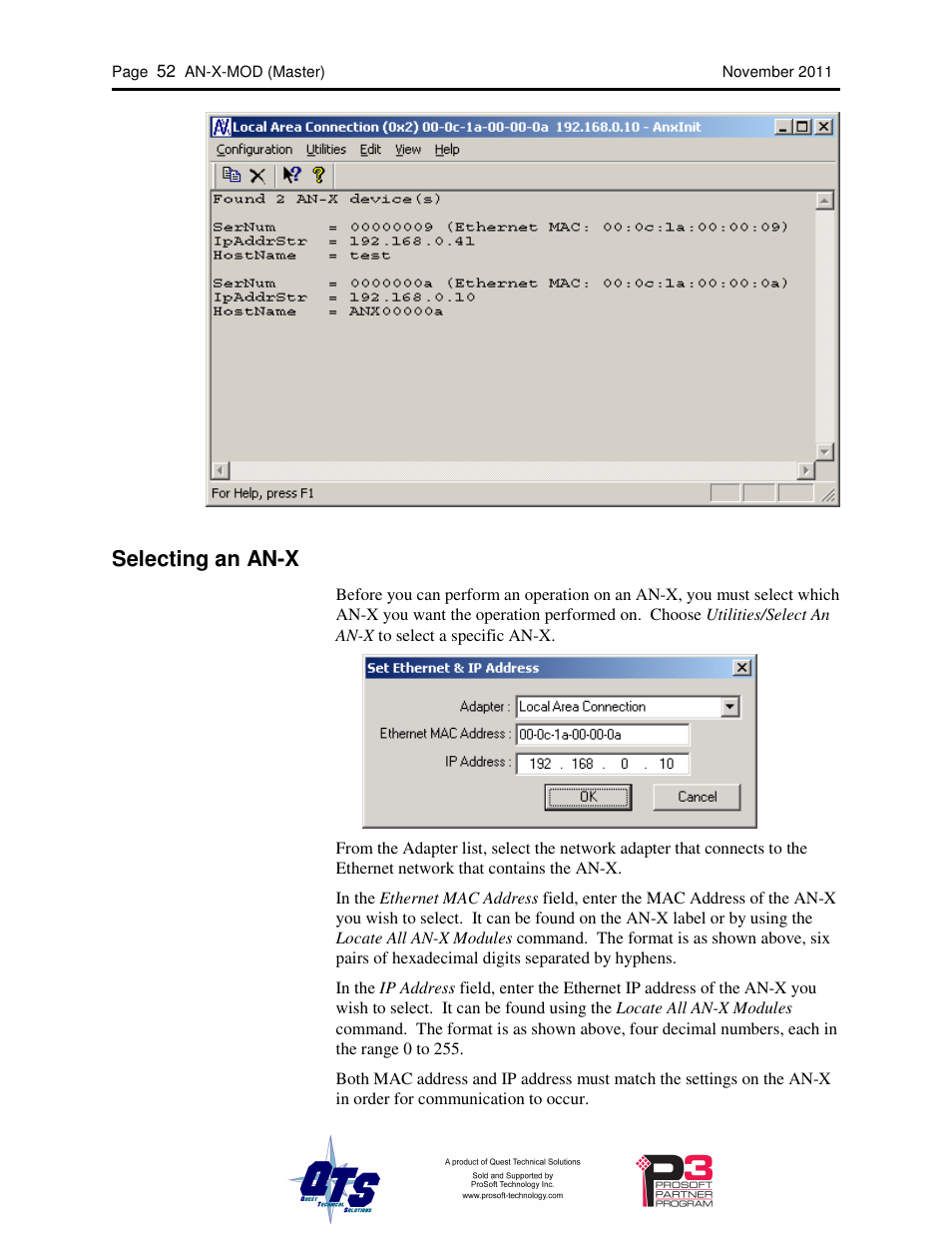 Selecting an an-x | ProSoft Technology AN-X-MOD User Manual | Page 56 / 79