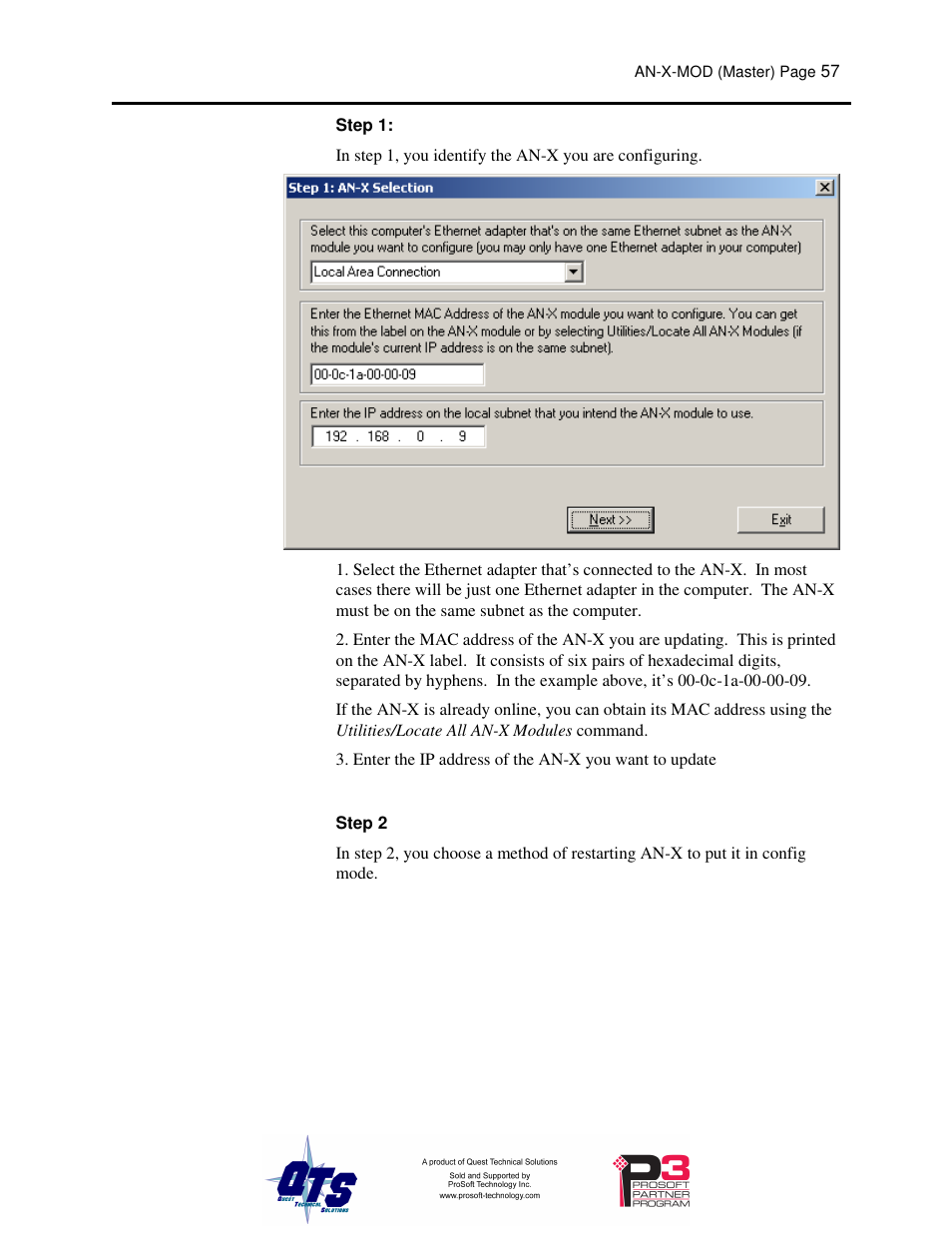 ProSoft Technology AN-X-MOD User Manual | Page 61 / 79