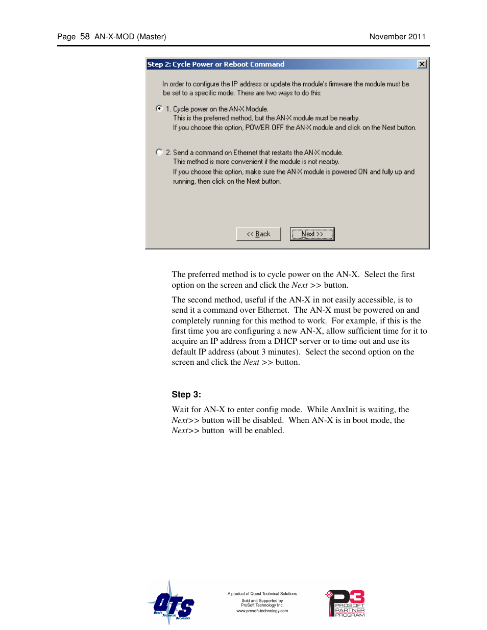 ProSoft Technology AN-X-MOD User Manual | Page 62 / 79