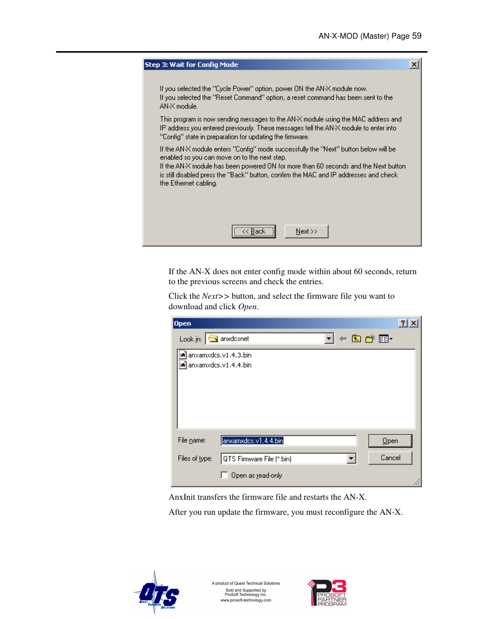 ProSoft Technology AN-X-MOD User Manual | Page 63 / 79