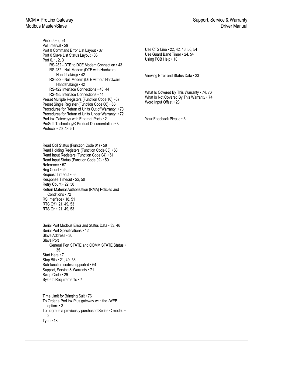 ProSoft Technology 5202-DFNT-MCM4 User Manual | Page 80 / 80