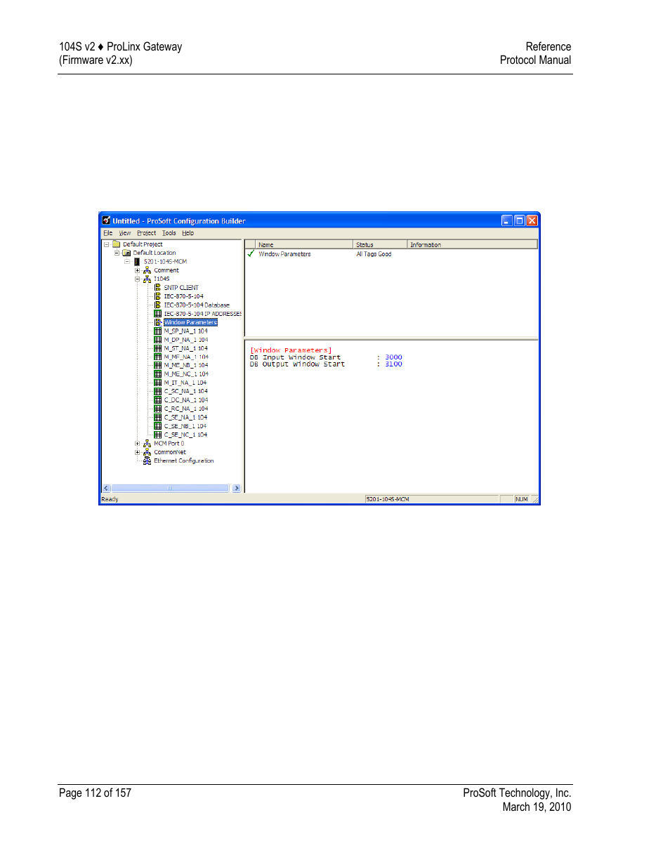 ProSoft Technology 5201-DFNT-104S User Manual | Page 112 / 157