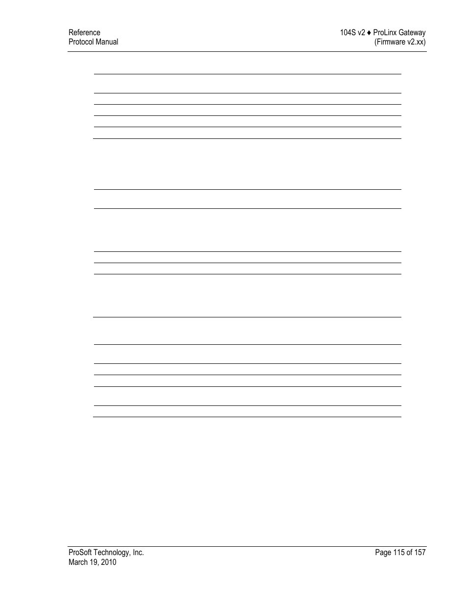 Command response block, Command request block | ProSoft Technology 5201-DFNT-104S User Manual | Page 115 / 157
