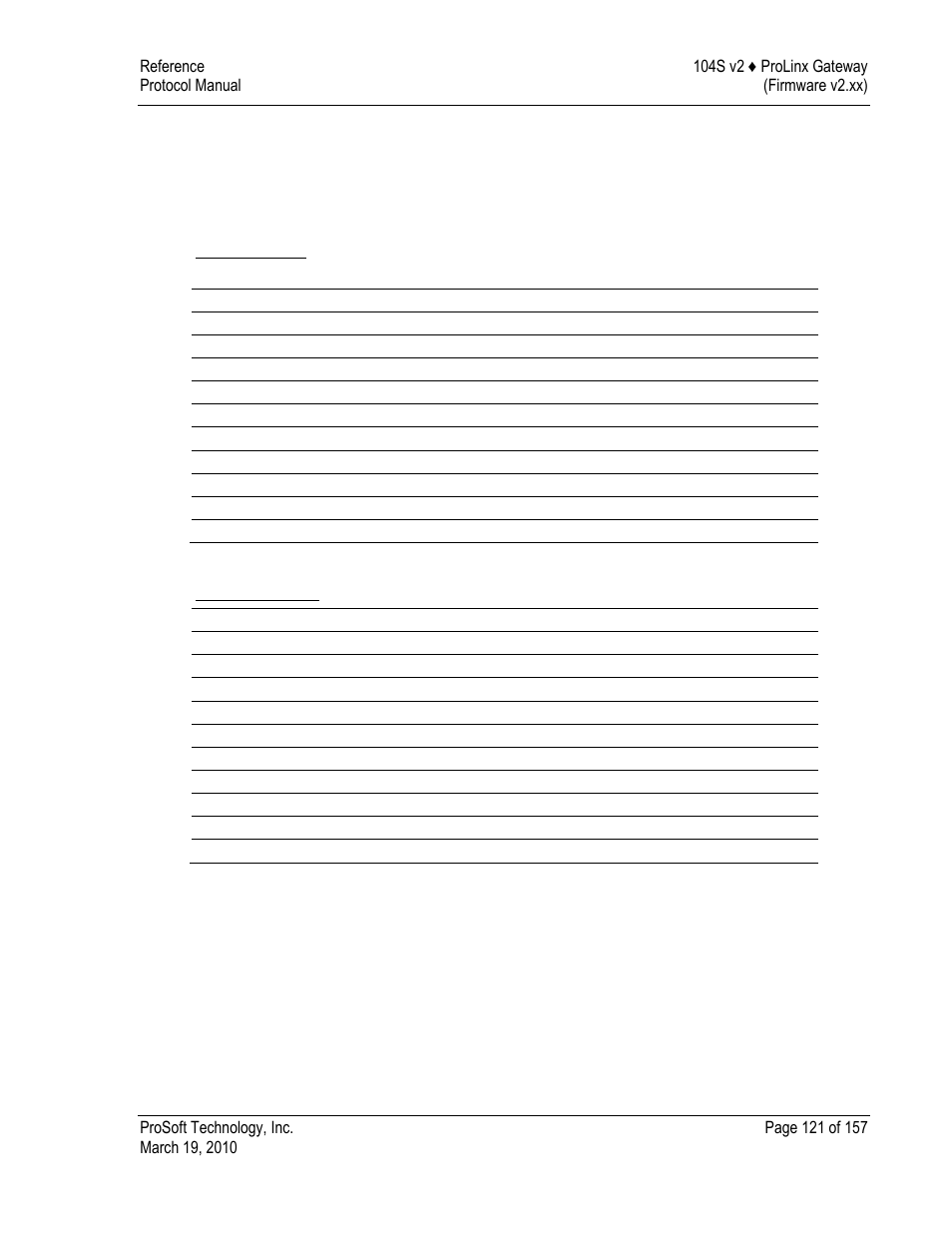 Get time command block, Request block, Response block | ProSoft Technology 5201-DFNT-104S User Manual | Page 121 / 157