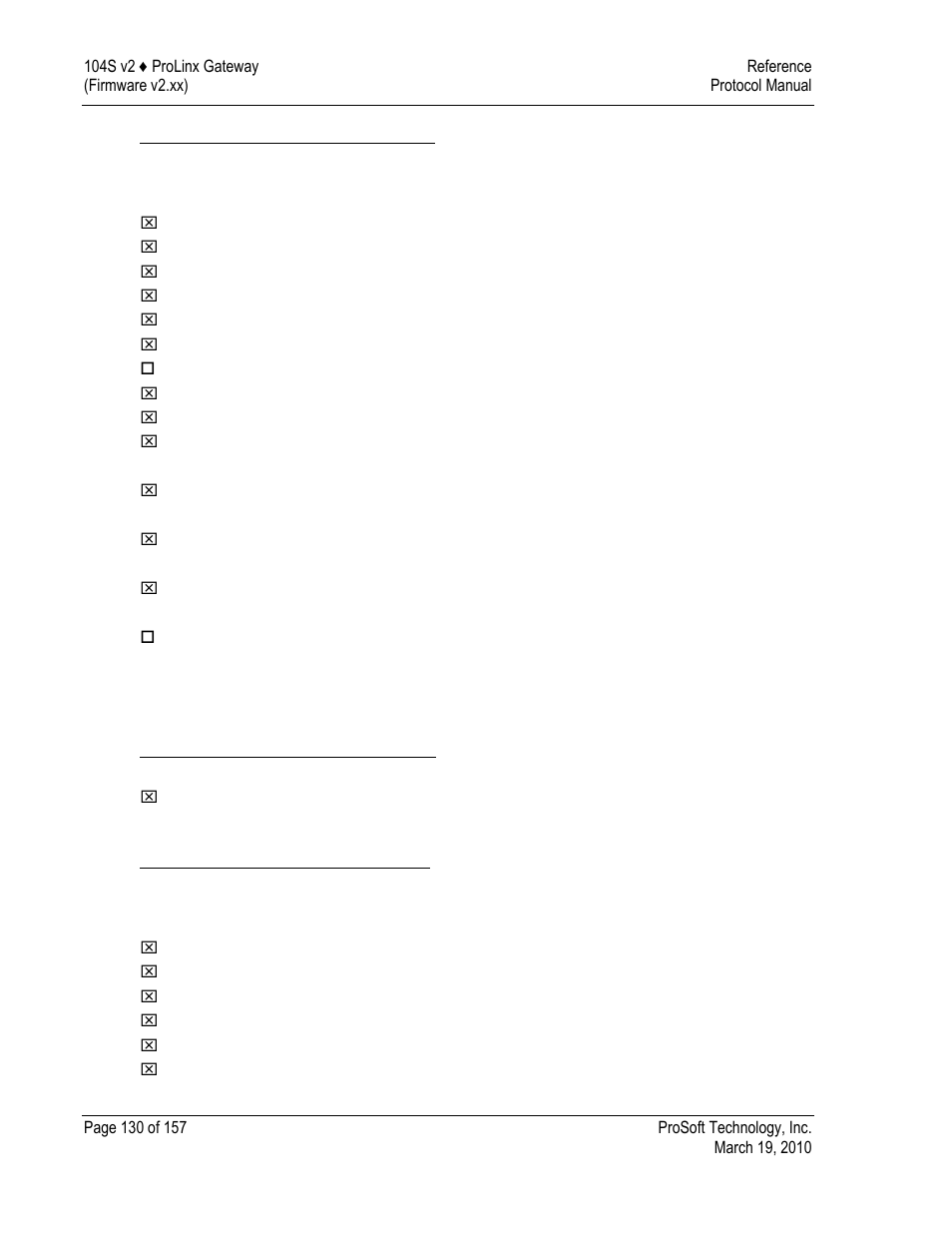 Process information in control direction, System information in monitor direction, System information in control direction | ProSoft Technology 5201-DFNT-104S User Manual | Page 130 / 157