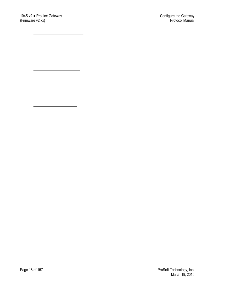 Common address of asdu, Cyclic data transmission, Select/operate timeout | Use actterm with setpoint, Use actterm with step | ProSoft Technology 5201-DFNT-104S User Manual | Page 18 / 157