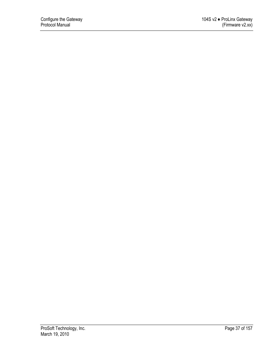 ProSoft Technology 5201-DFNT-104S User Manual | Page 37 / 157