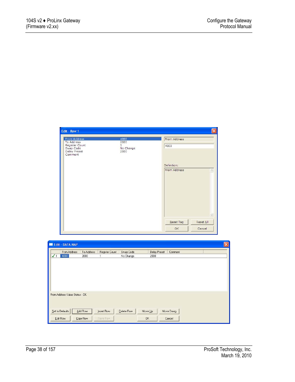 Commonnet data map | ProSoft Technology 5201-DFNT-104S User Manual | Page 38 / 157