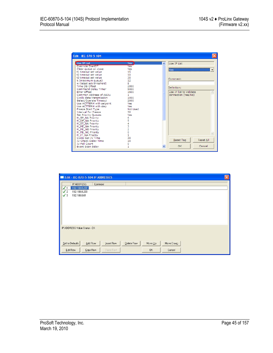 ProSoft Technology 5201-DFNT-104S User Manual | Page 45 / 157