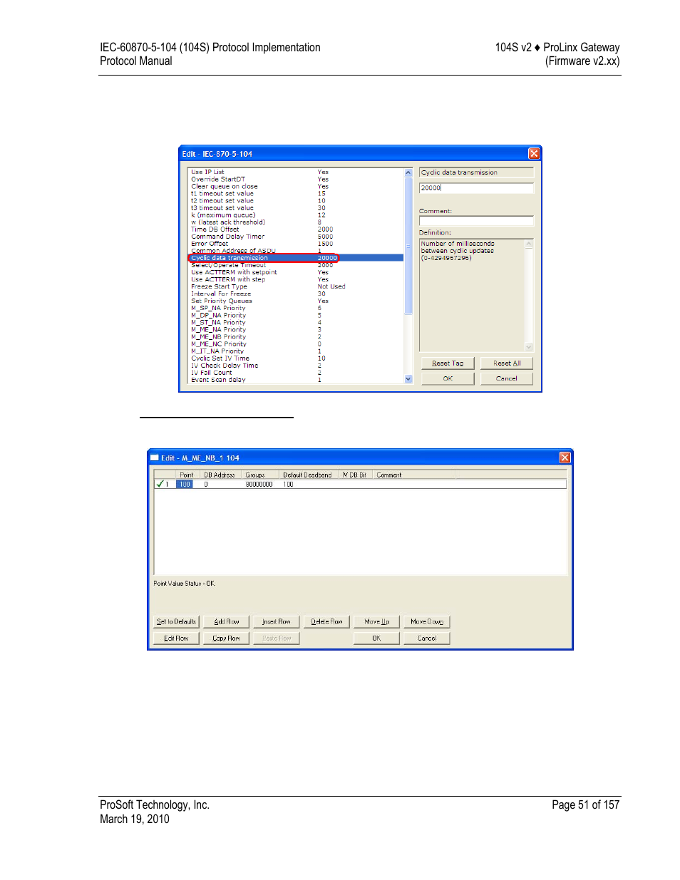ProSoft Technology 5201-DFNT-104S User Manual | Page 51 / 157