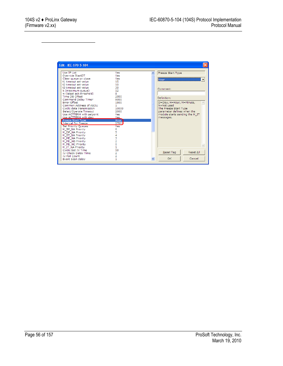 ProSoft Technology 5201-DFNT-104S User Manual | Page 56 / 157