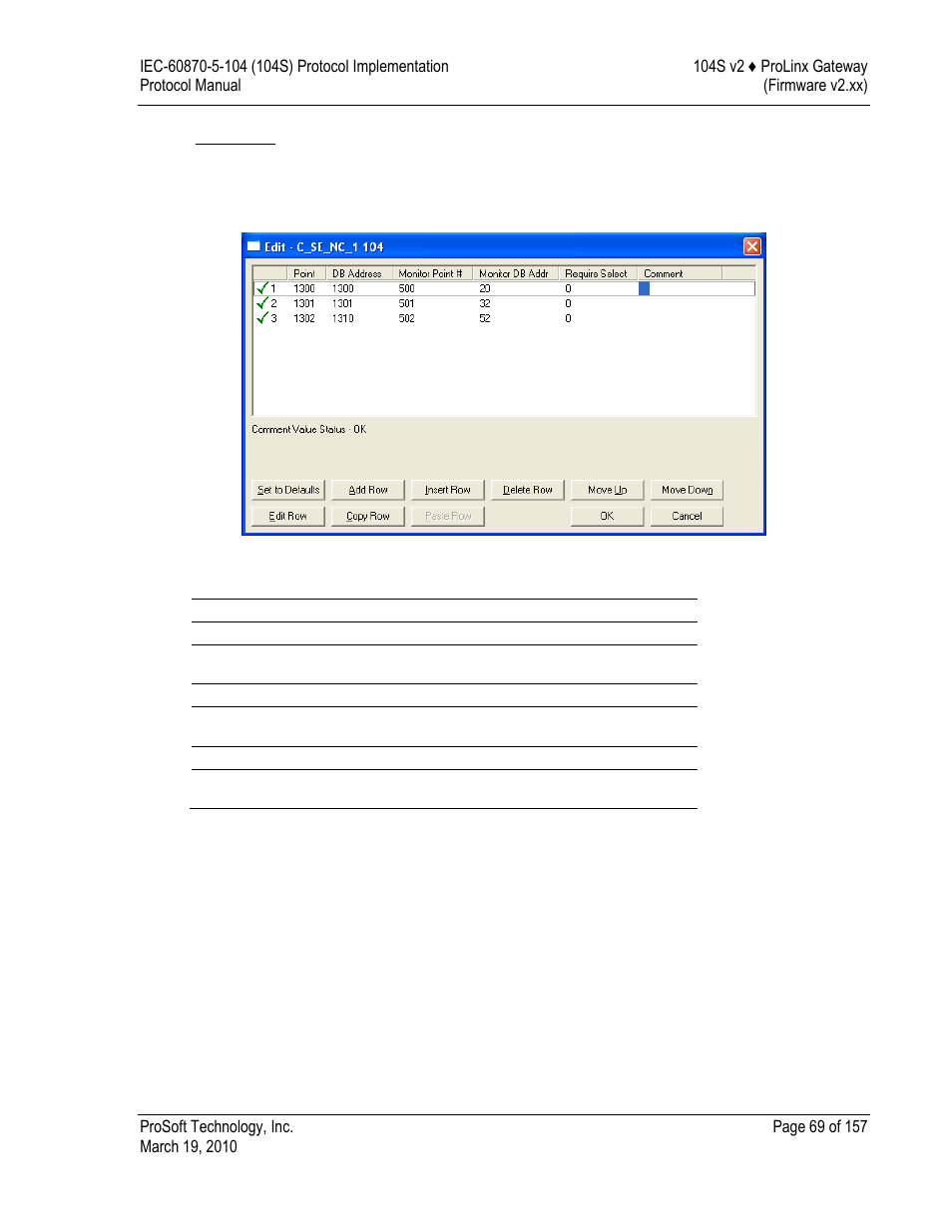 C_se_nc | ProSoft Technology 5201-DFNT-104S User Manual | Page 69 / 157