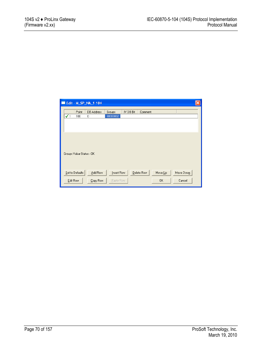 Data communication, Group communication | ProSoft Technology 5201-DFNT-104S User Manual | Page 70 / 157