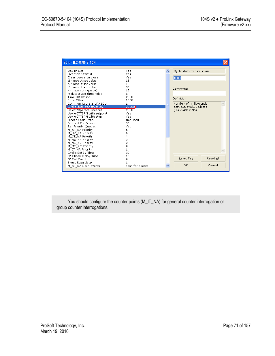 ProSoft Technology 5201-DFNT-104S User Manual | Page 71 / 157