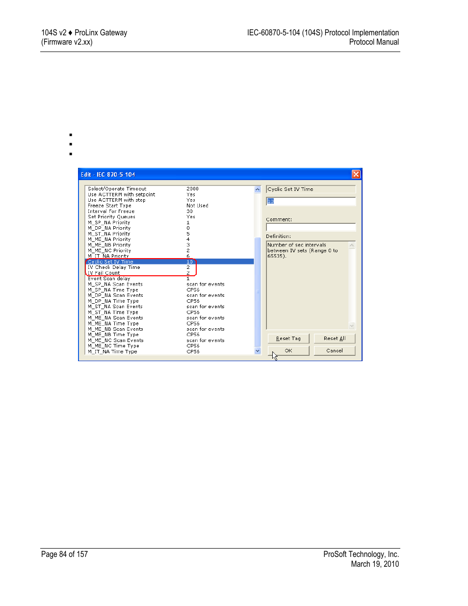 Invalid bit monitoring | ProSoft Technology 5201-DFNT-104S User Manual | Page 84 / 157