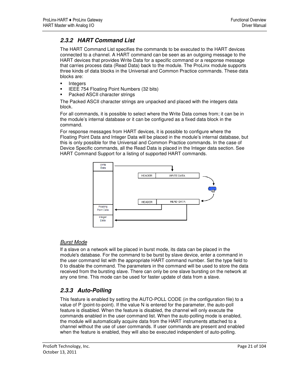 ProSoft Technology 5228-DFNT-HART User Manual | Page 21 / 104