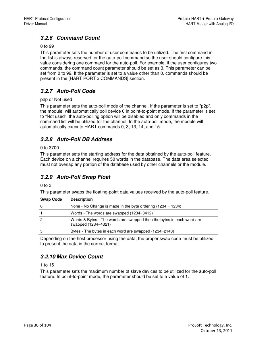 ProSoft Technology 5228-DFNT-HART User Manual | Page 30 / 104