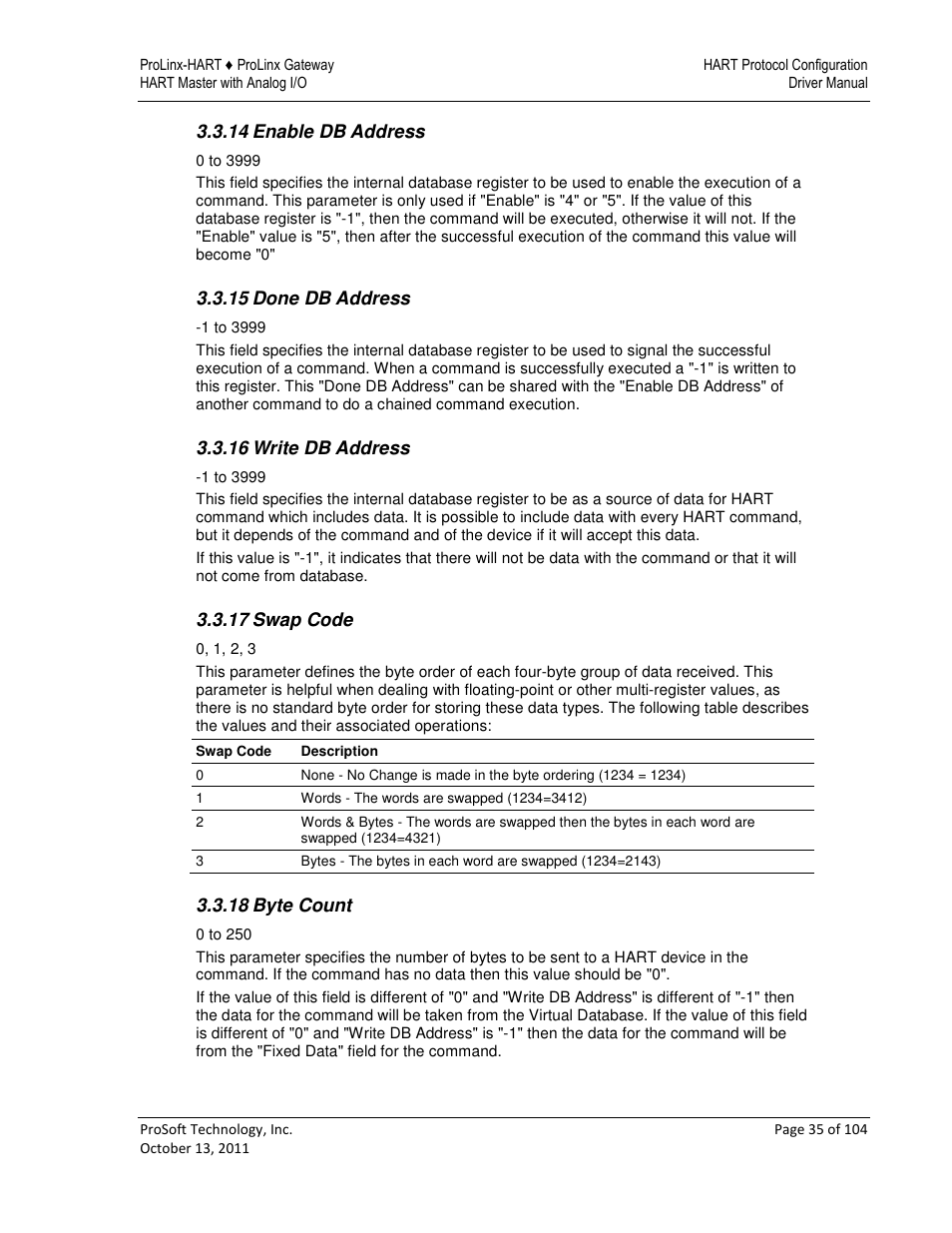 ProSoft Technology 5228-DFNT-HART User Manual | Page 35 / 104