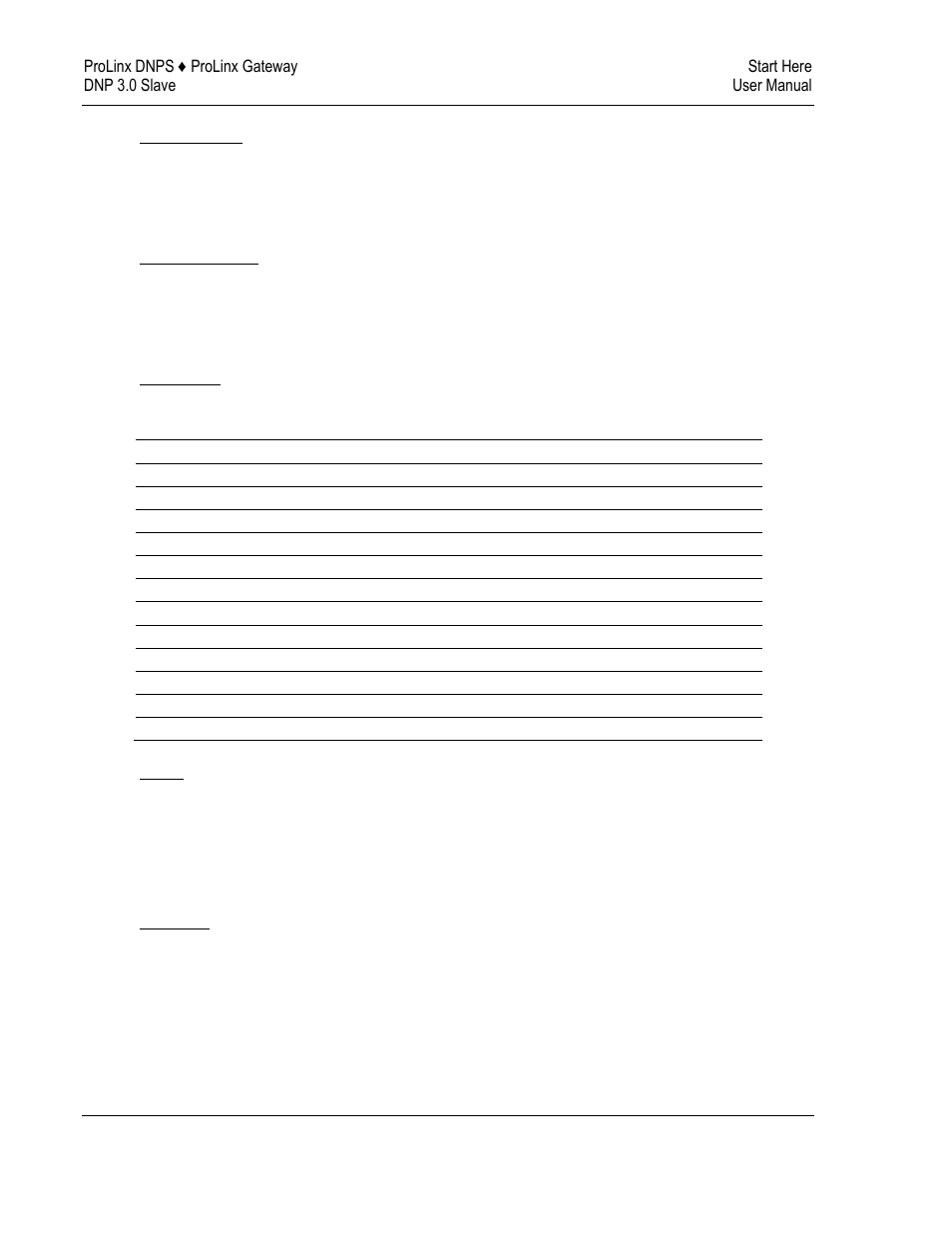 Float outputs, Double outputs, Baud rate | Parity, Data bits | ProSoft Technology 5201-DFNT-DNPS User Manual | Page 16 / 86