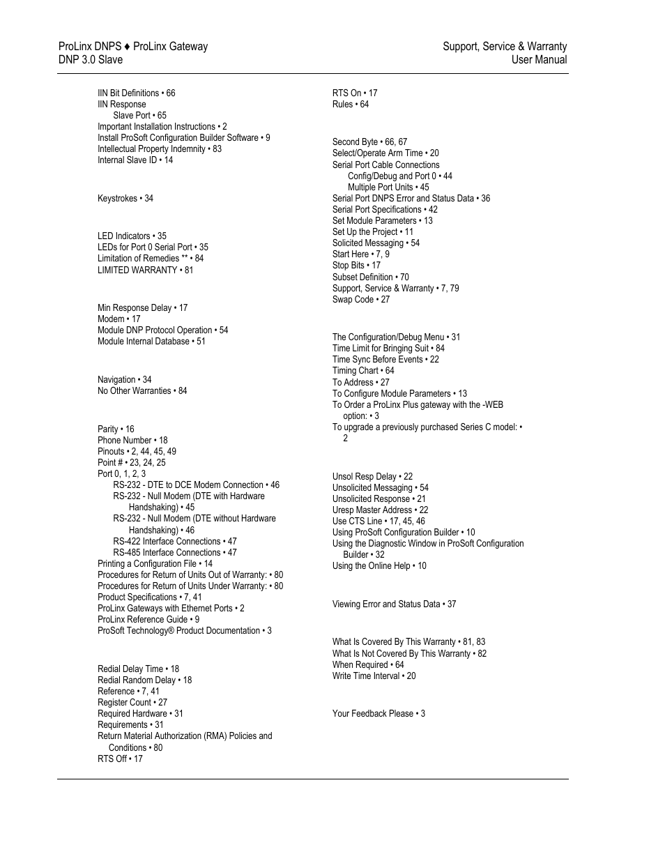 ProSoft Technology 5201-DFNT-DNPS User Manual | Page 86 / 86