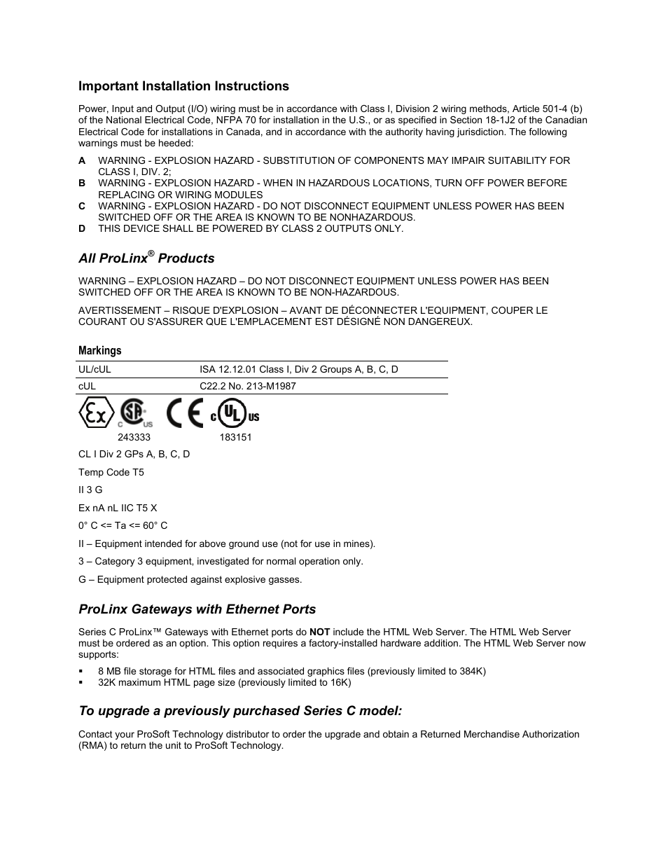 ProSoft Technology 5201-DFNT-DH485 User Manual | Page 2 / 44