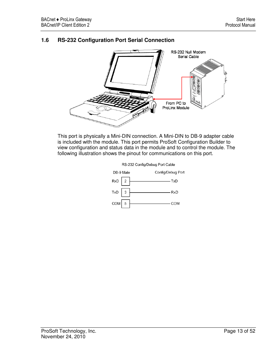 ProSoft Technology 5201-DFNT-BACNET User Manual | Page 13 / 52