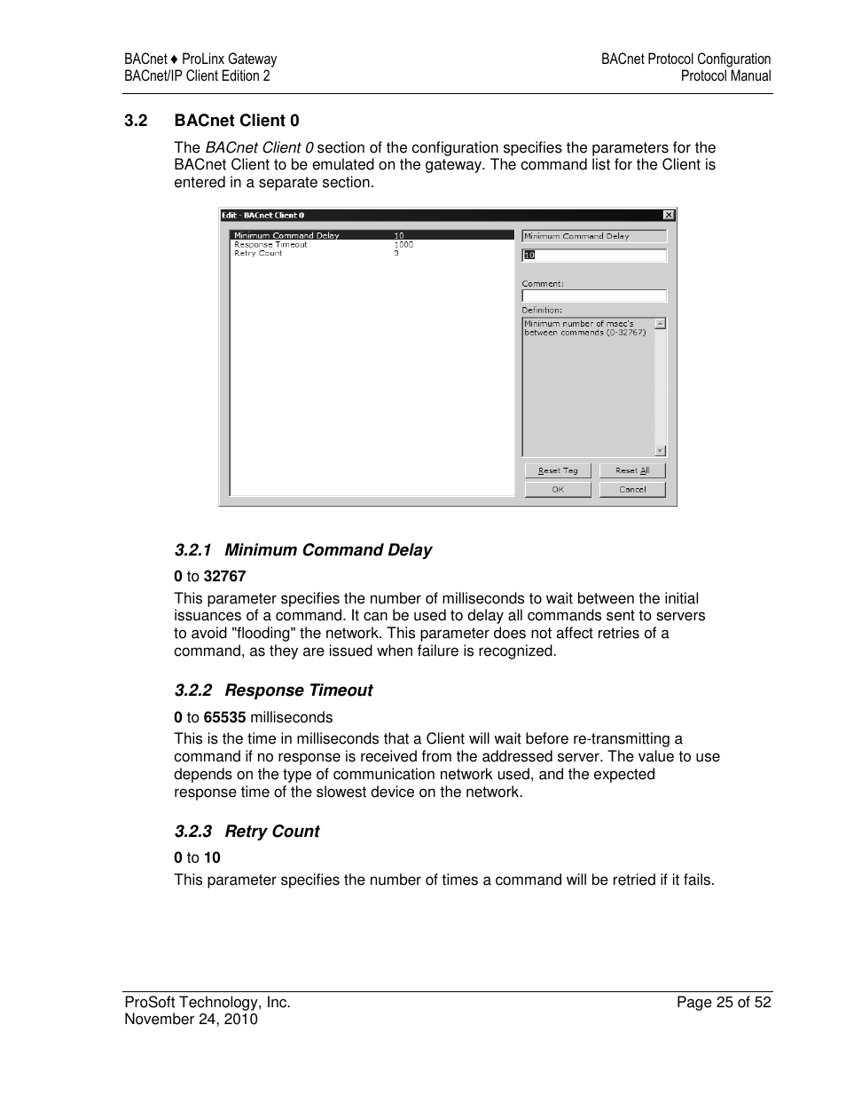 ProSoft Technology 5201-DFNT-BACNET User Manual | Page 25 / 52