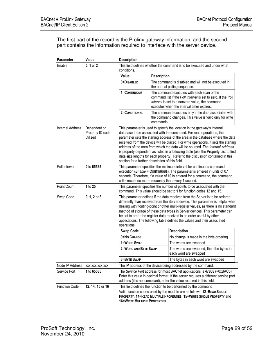 ProSoft Technology 5201-DFNT-BACNET User Manual | Page 29 / 52