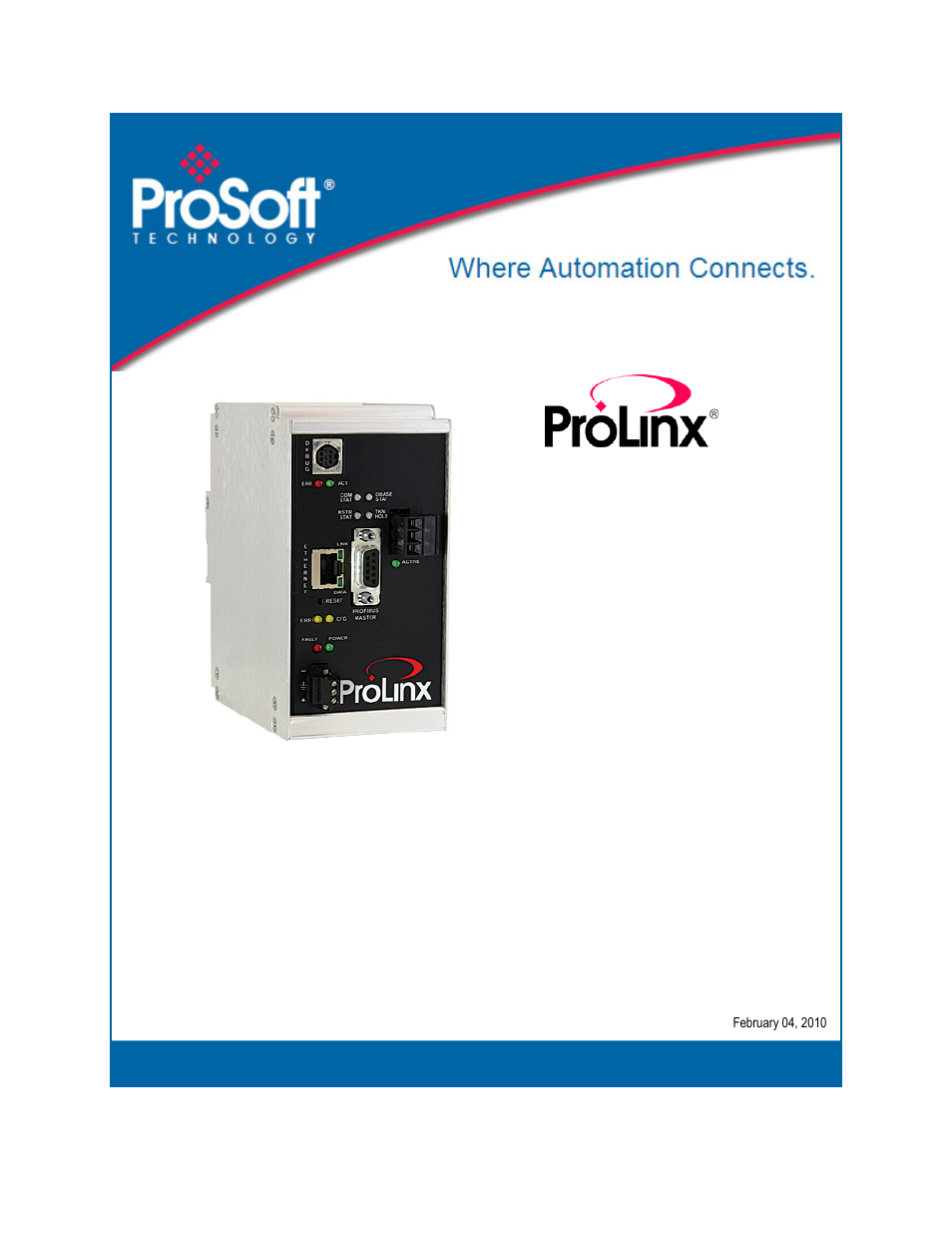 ProSoft Technology 5210-DFNT-RIO User Manual | 39 pages