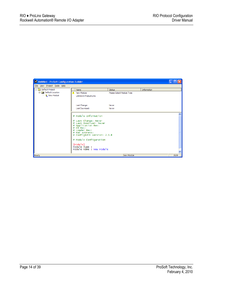 Set up the project | ProSoft Technology 5210-DFNT-RIO User Manual | Page 14 / 39