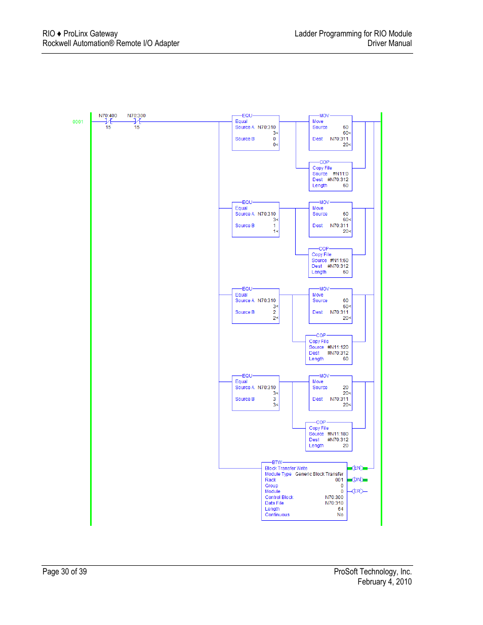 ProSoft Technology 5210-DFNT-RIO User Manual | Page 30 / 39