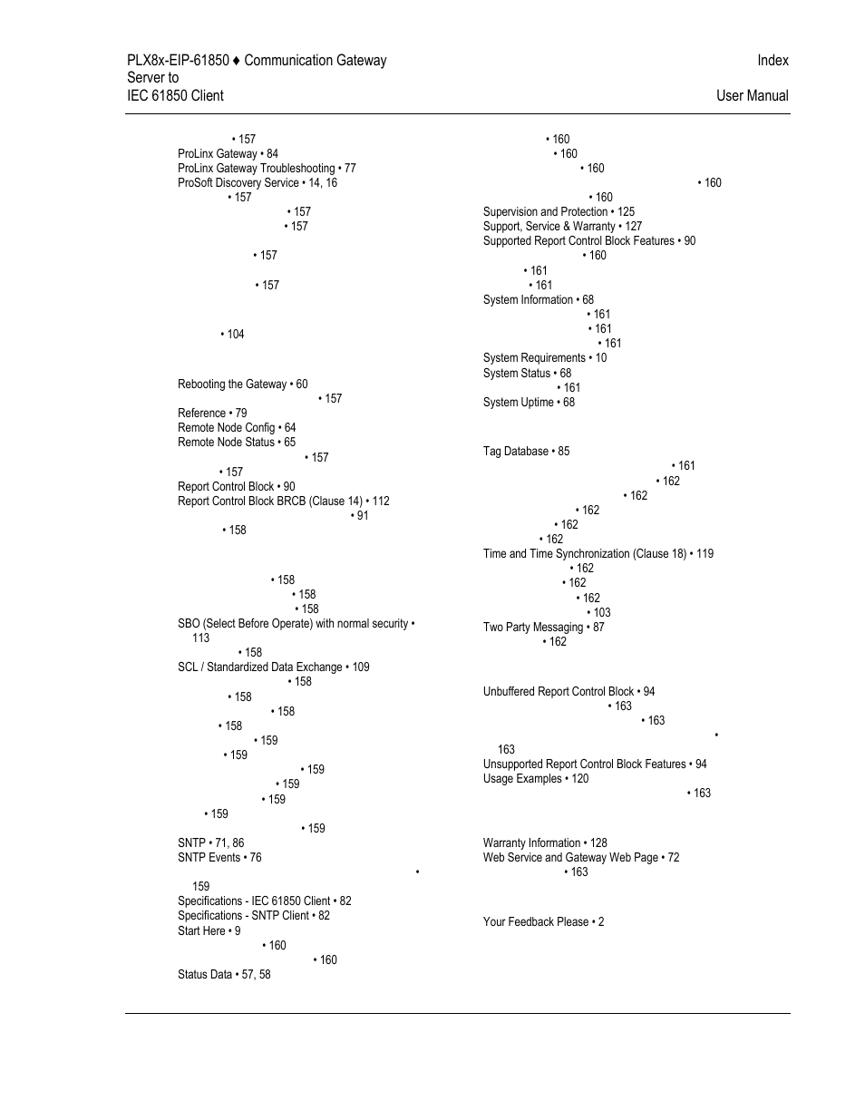 ProSoft Technology PLX81-EIP-61850 User Manual | Page 167 / 167