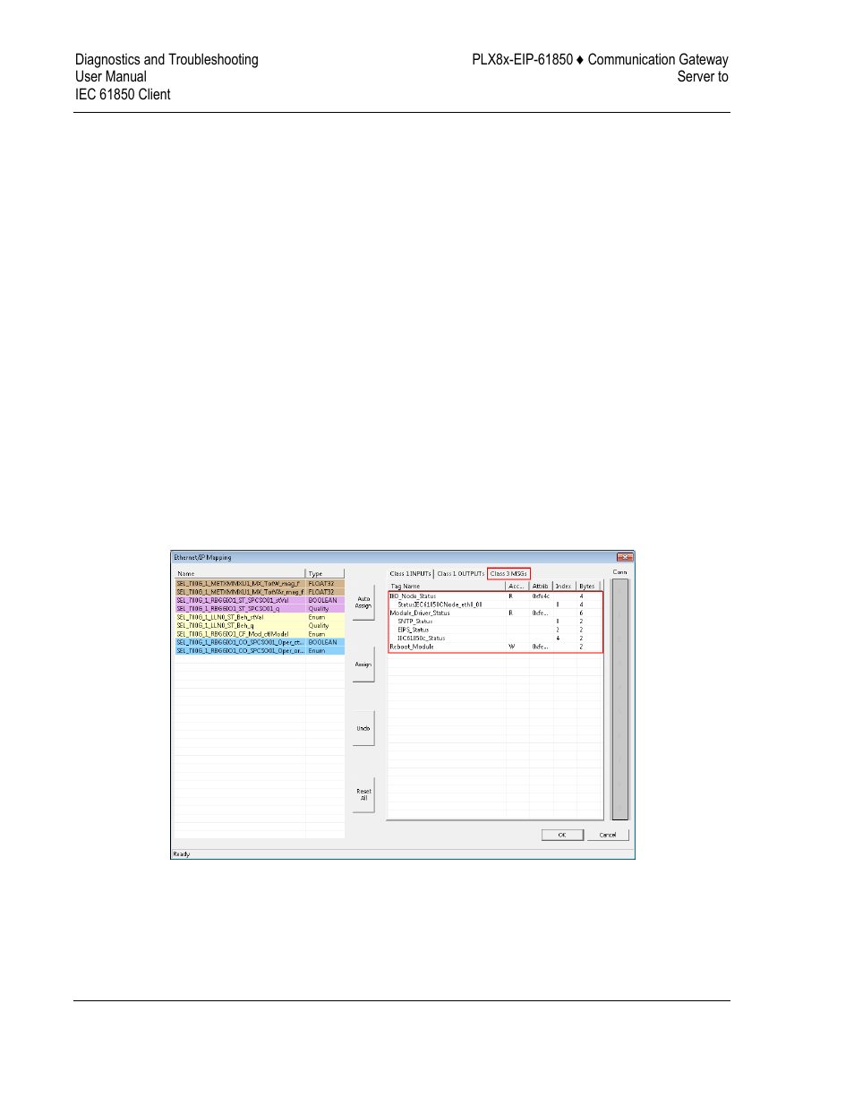 Driver status data, O driver status data | ProSoft Technology PLX81-EIP-61850 User Manual | Page 58 / 167