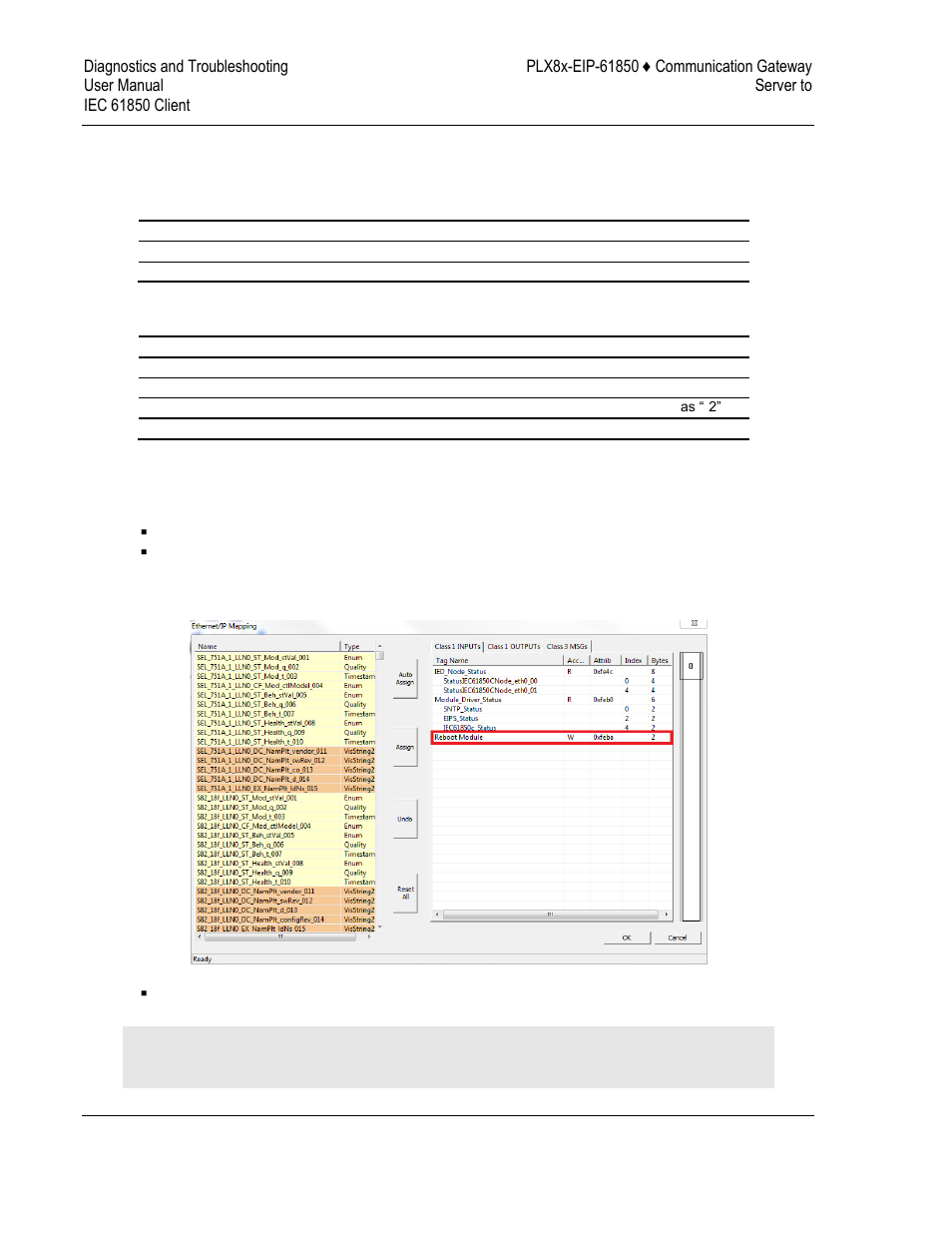 Rebooting the gateway | ProSoft Technology PLX81-EIP-61850 User Manual | Page 60 / 167