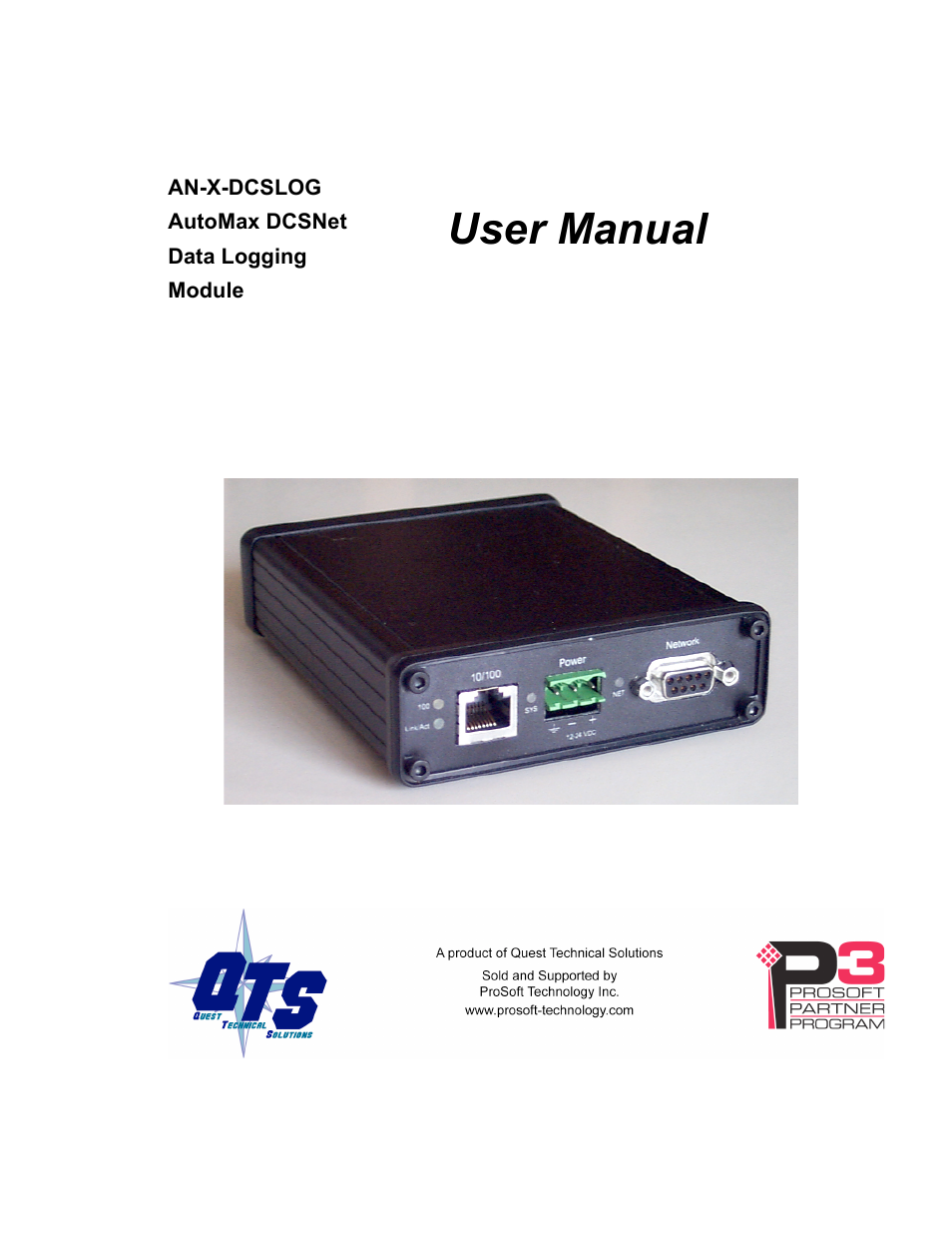 ProSoft Technology AN-X-AMX User Manual | 44 pages