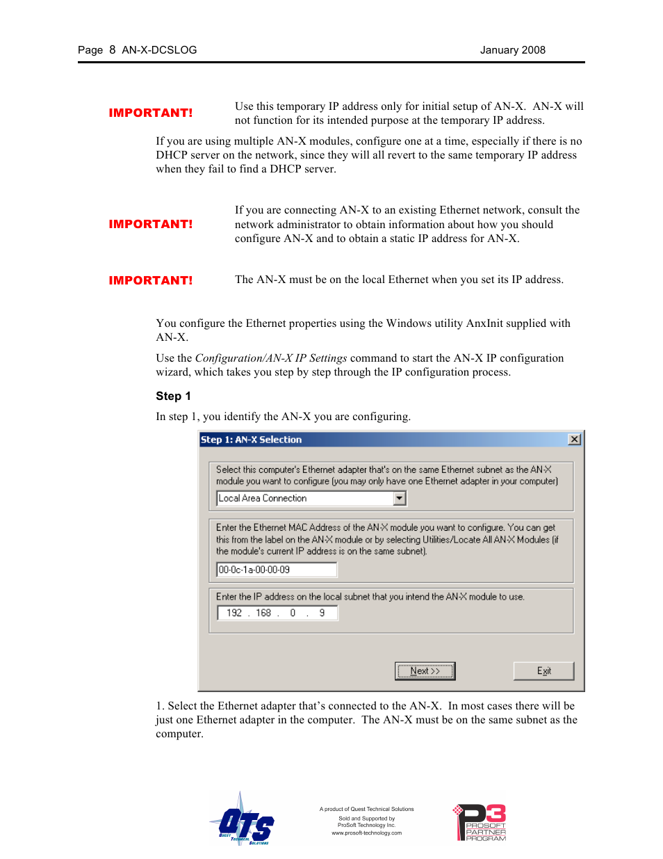 ProSoft Technology AN-X-AMX User Manual | Page 12 / 44