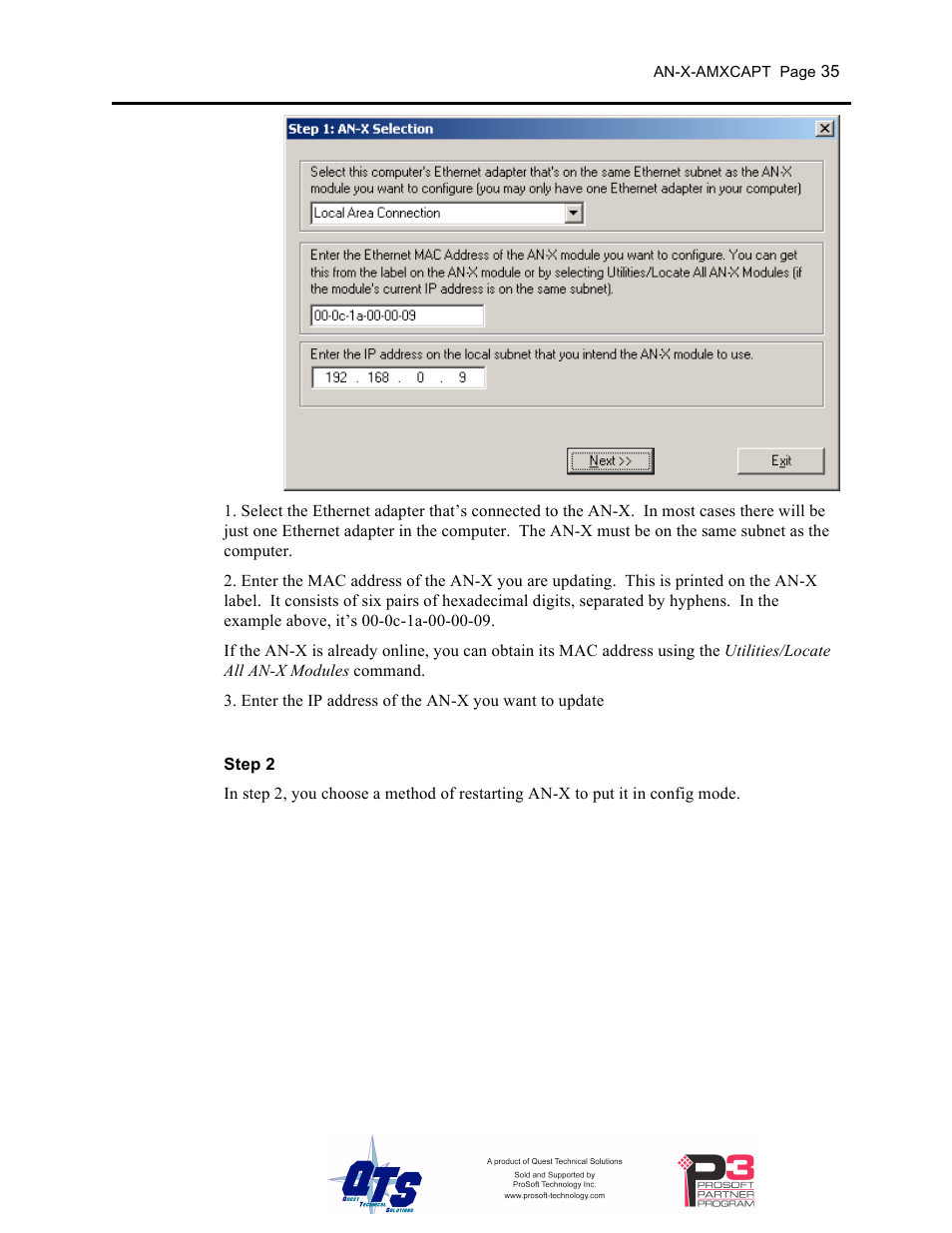 ProSoft Technology AN-X-AMX User Manual | Page 39 / 50