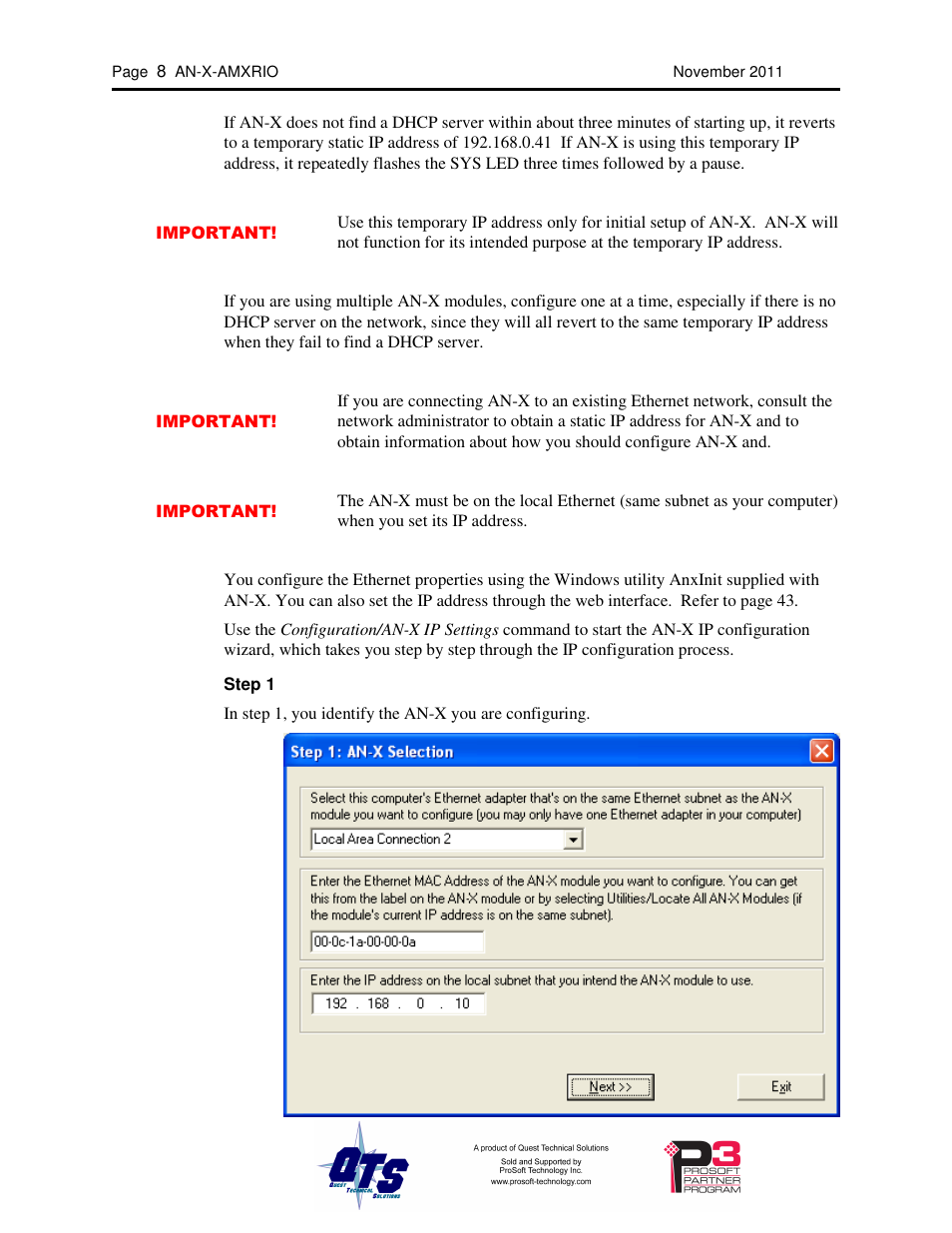 ProSoft Technology AN-X-AMX User Manual | Page 12 / 55