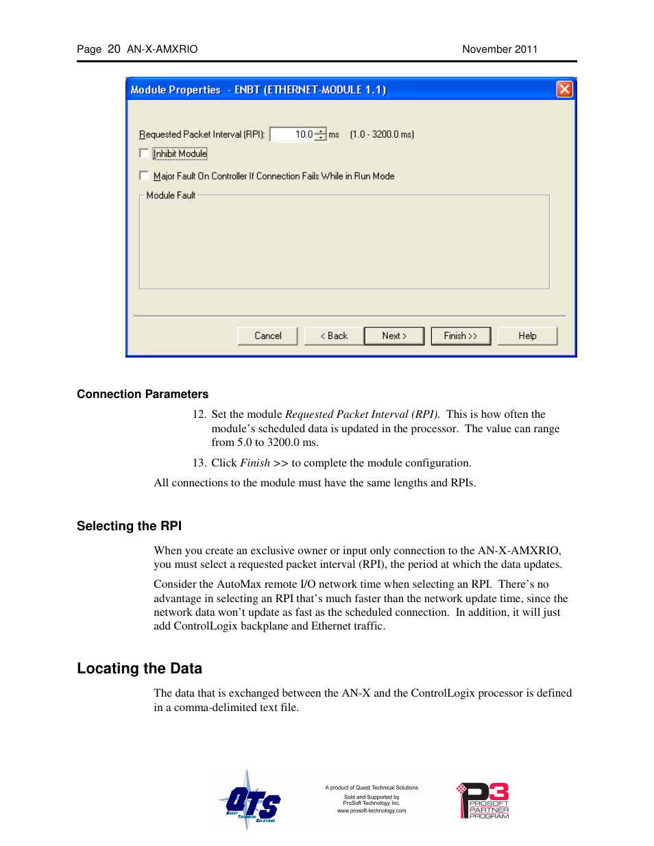 Locating the data | ProSoft Technology AN-X-AMX User Manual | Page 24 / 55