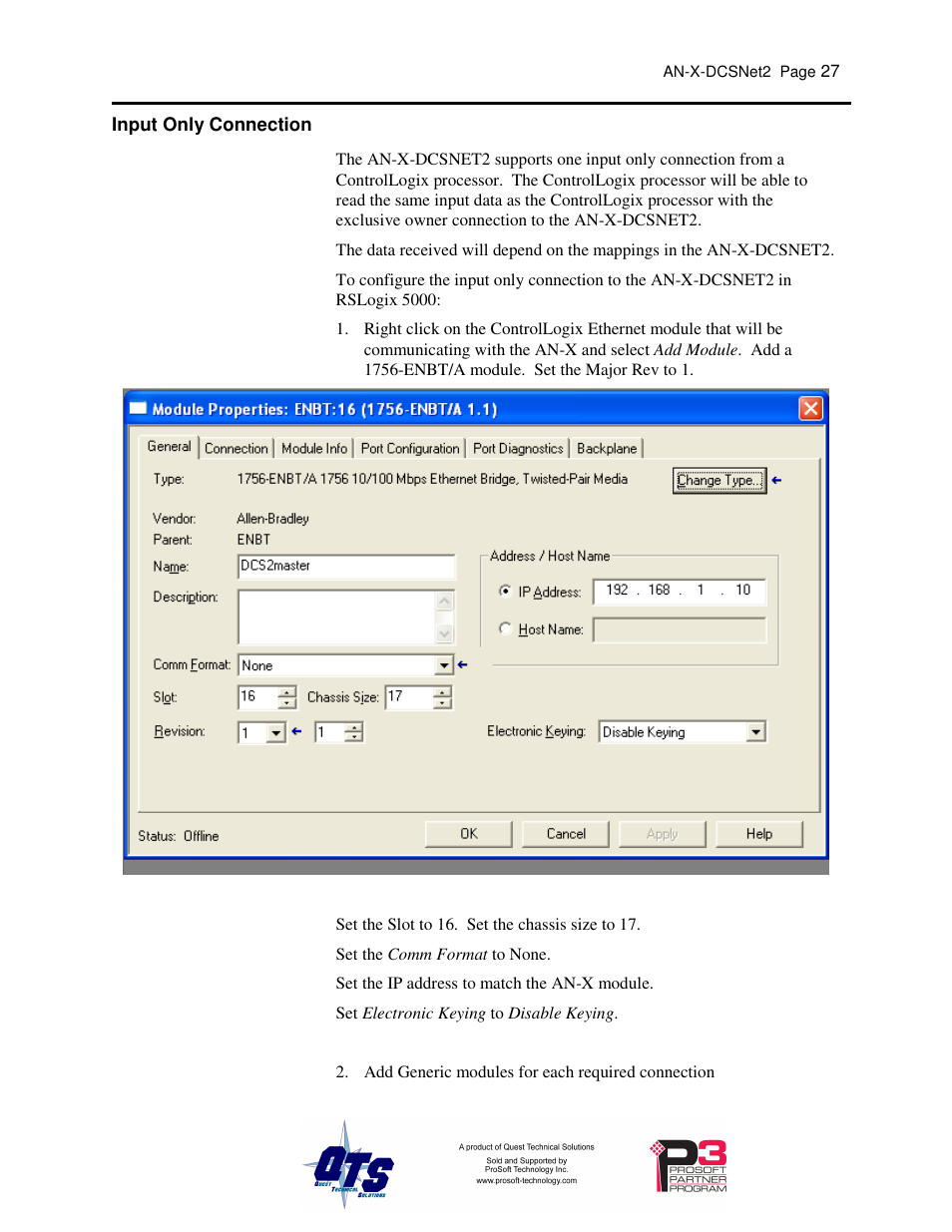 ProSoft Technology AN-X-AMX User Manual | Page 31 / 68
