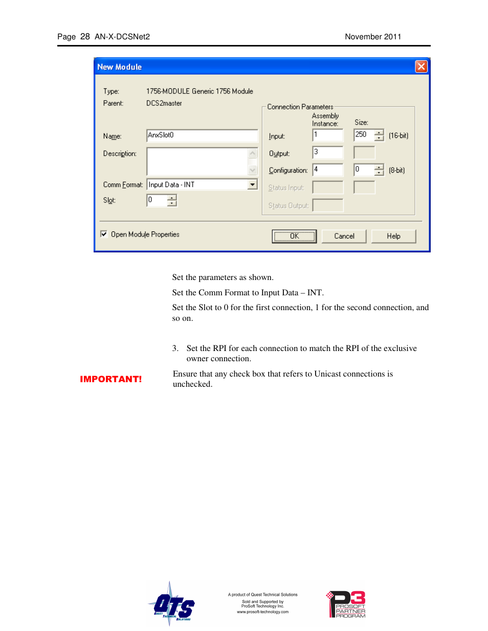 ProSoft Technology AN-X-AMX User Manual | Page 32 / 68