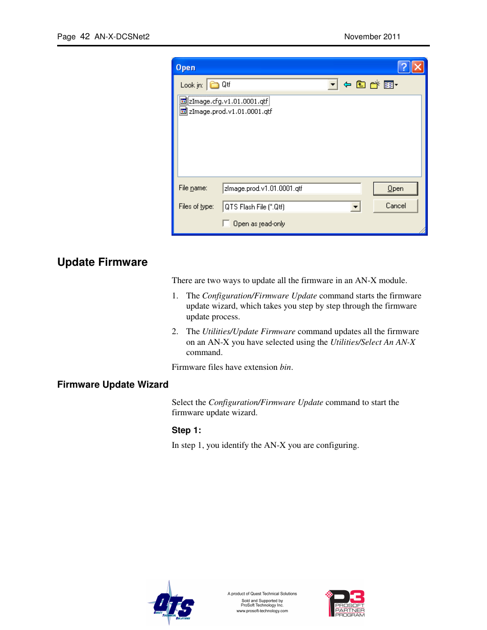 Update firmware | ProSoft Technology AN-X-AMX User Manual | Page 46 / 68