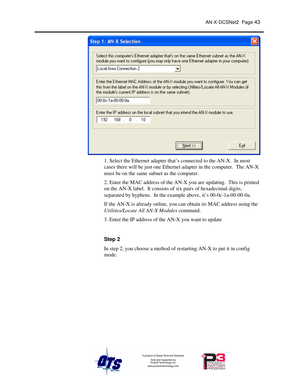ProSoft Technology AN-X-AMX User Manual | Page 47 / 68