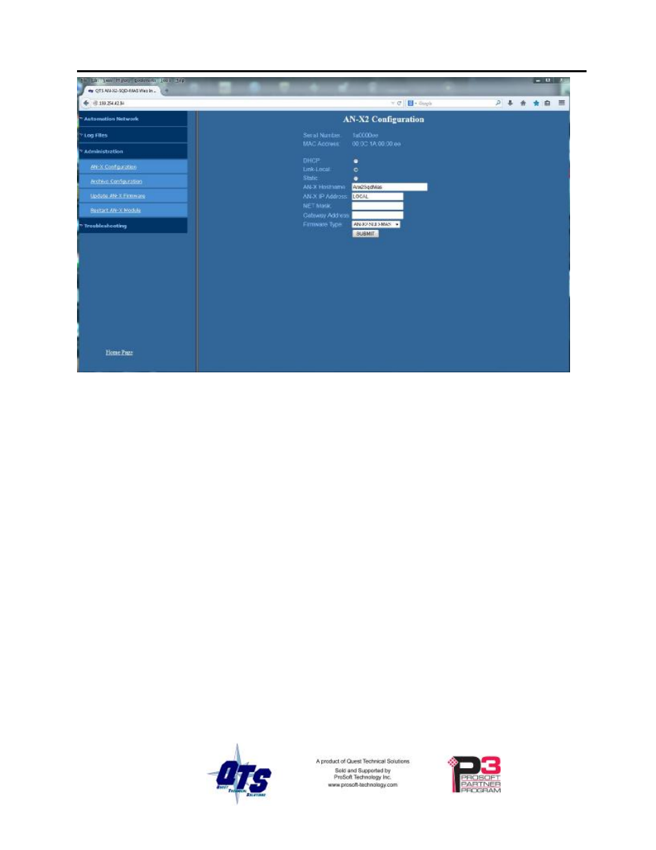 ProSoft Technology AN-X2-SQD User Manual | Page 15 / 51